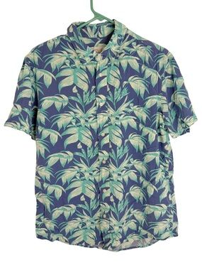 3/$20 Cotton & Co Men's Casual Short Sleeve Button Down Shirt Size Medium
